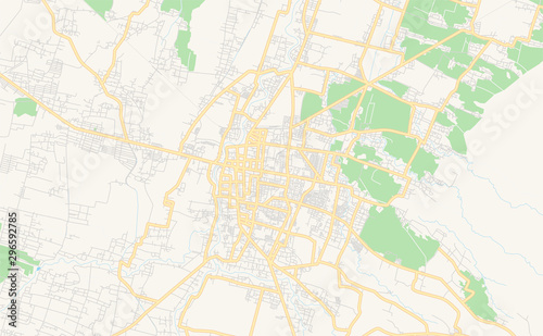 Printable street map of Madiun, Indonesia
