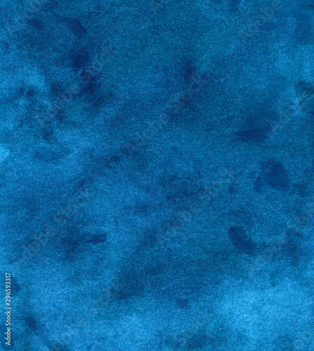 Watercolor deep blue background texture