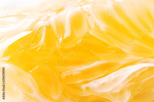 Bright juicy citrus pulp close-up. High-quality image is suitable for topics: healthy lifestyle, vitamins, proper nutrition, diet, summer, fresh juices. Background fruit texture.