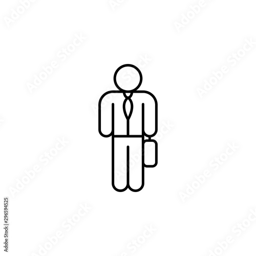 medical, doctor line icon on white background