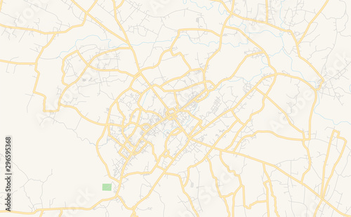 Printable street map of Payakumbuh, Indonesia
