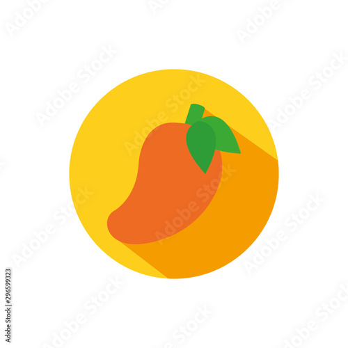 Isolated mango icon block vector design