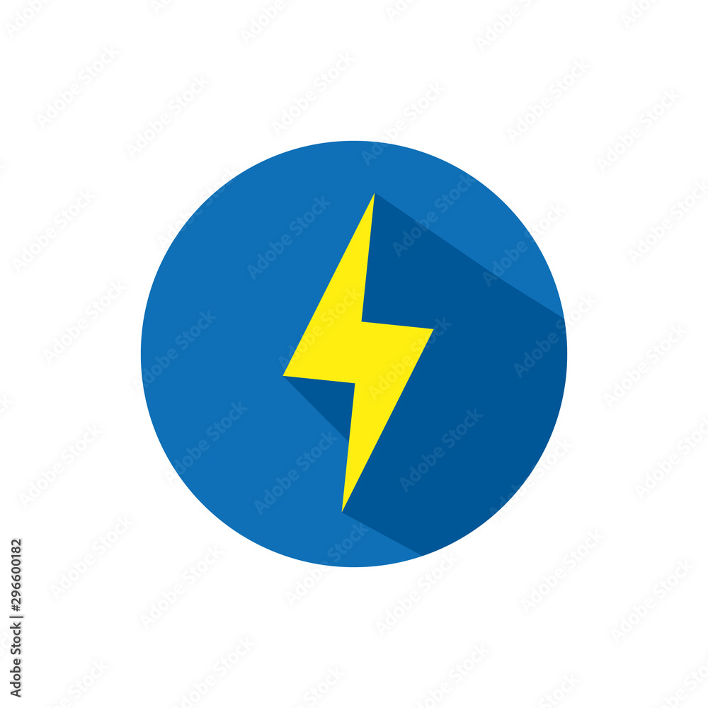Isolated thunder icon block vector design Isolated thunder icon block vector design