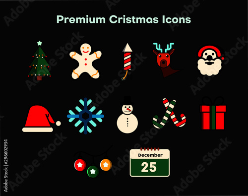 Premium Cristma Icons photo