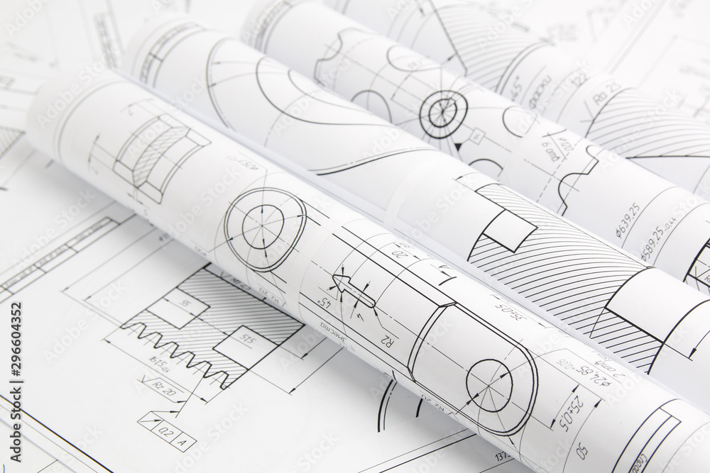 rolls paper engineering drawings of mechanisms and machine rolls paper engineering drawings of mechanisms and machine