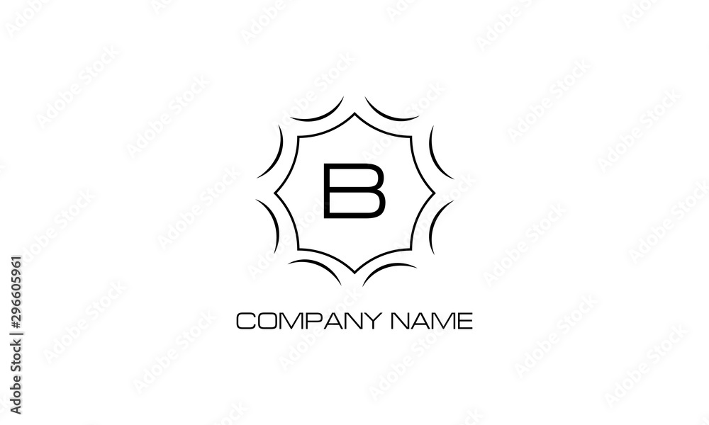 Abstract, geometric, modern illustration of logo on a white background with letter. Vector illustration of monogram, boutique, office, restaurant, business sign. Abstract, geometric, modern illustration of logo on a white background with letter. Vector illustration of monogram, boutique, office, restaurant, business sign.