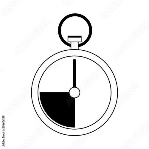 chronometer icon, flat design