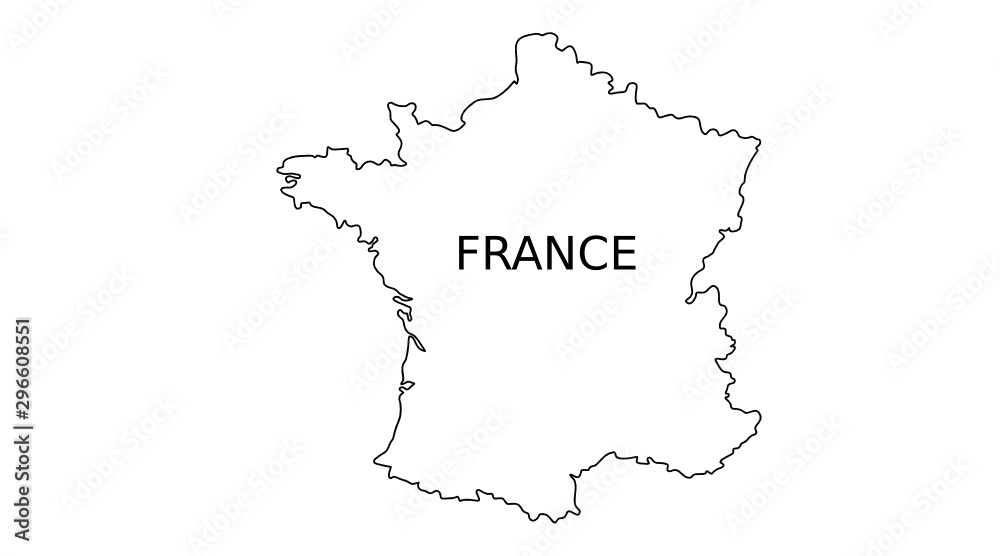 France Map Vector