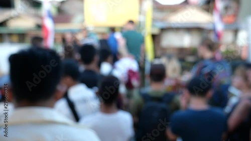 Wallpaper Mural Tourists at Bangkok pier Torontodigital.ca