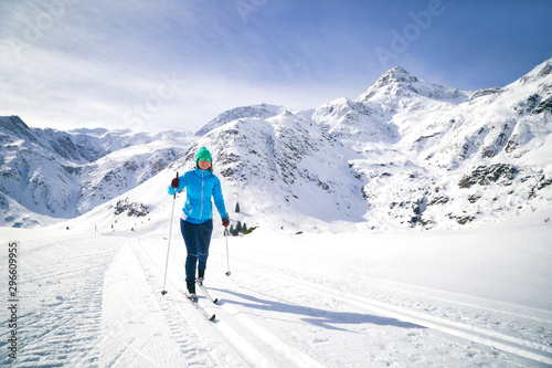 Bilde på lerret Langlaufen Sportgastein