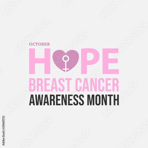 Breast cancer banner october awareness month vector image © Jan