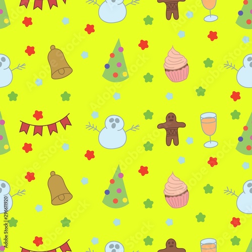 Christmas seamless pattern 