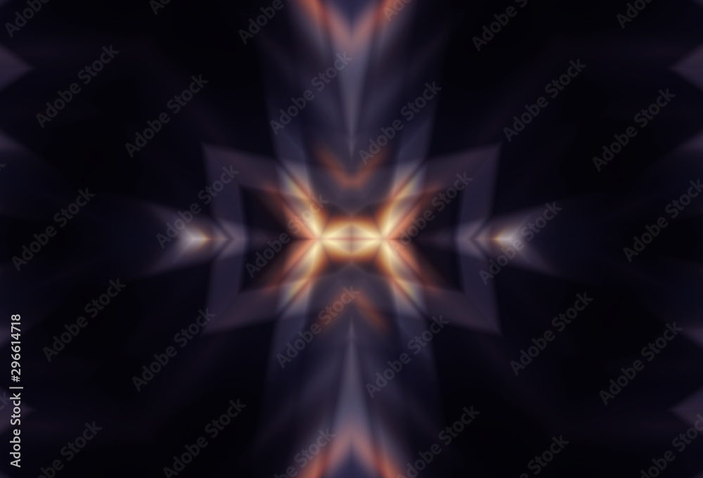 Dark abstract futuristic background. Neon lines glow. Neon lines, shapes. Multi-colored glow, blurry lights, bokeh. Empty stage background Dark abstract futuristic background. Neon lines glow. Neon lines, shapes. Multi-colored glow, blurry lights, bokeh. Empty stage background