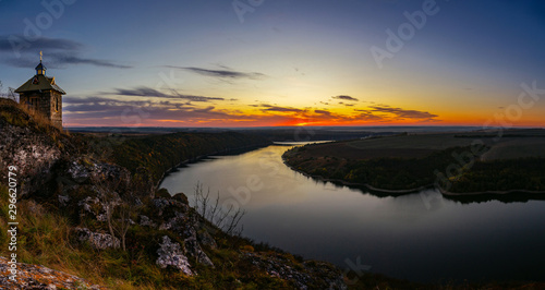 Canyon near the Dniester River. Landscapes of Ukraine. © Sergii