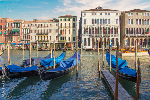 Beautiful view of the Venetian canals in Venice, Italy © marinadatsenko
