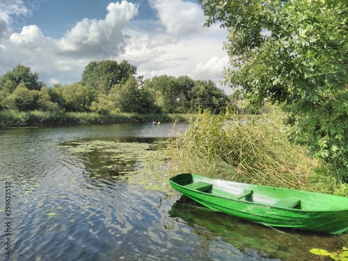 boat on the lake