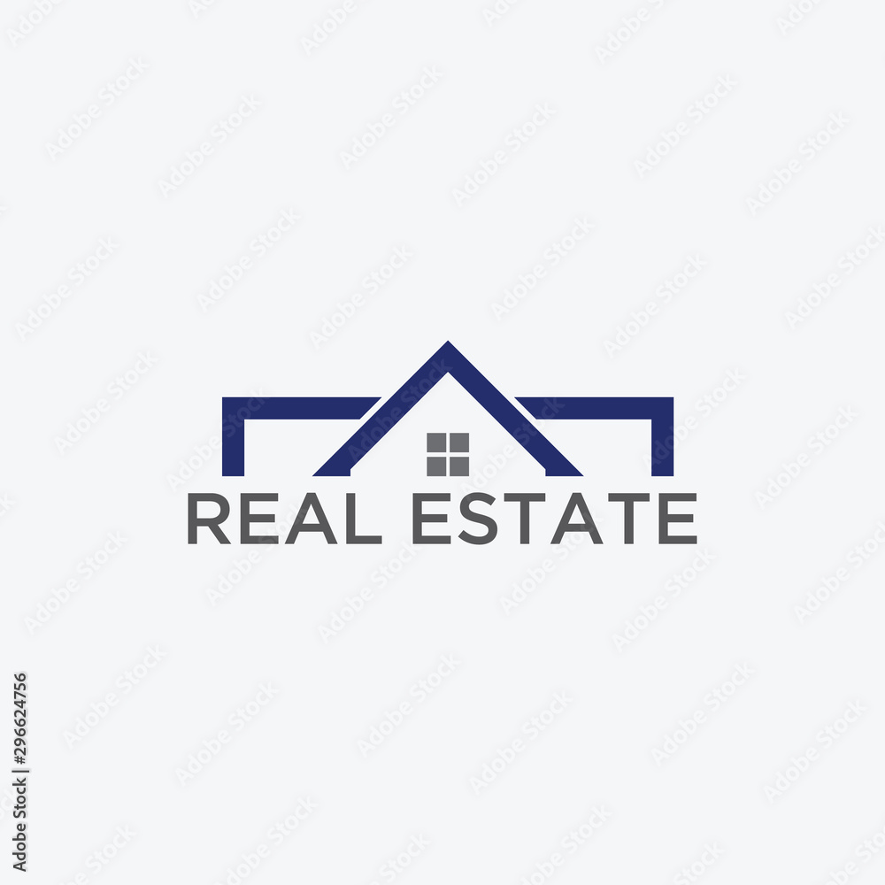 Real estate logo design. Modern and elegant style design. Bussines logo design template. Real estate logo design. Modern and elegant style design. Bussines logo design template.