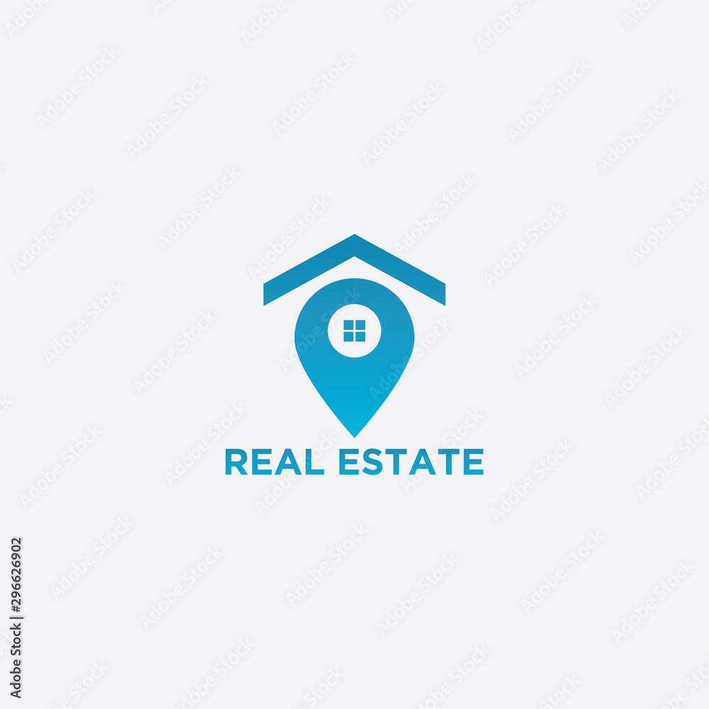 Real estate logo design. Modern and elegant style design. Bussines logo design template. Real estate logo design. Modern and elegant style design. Bussines logo design template.