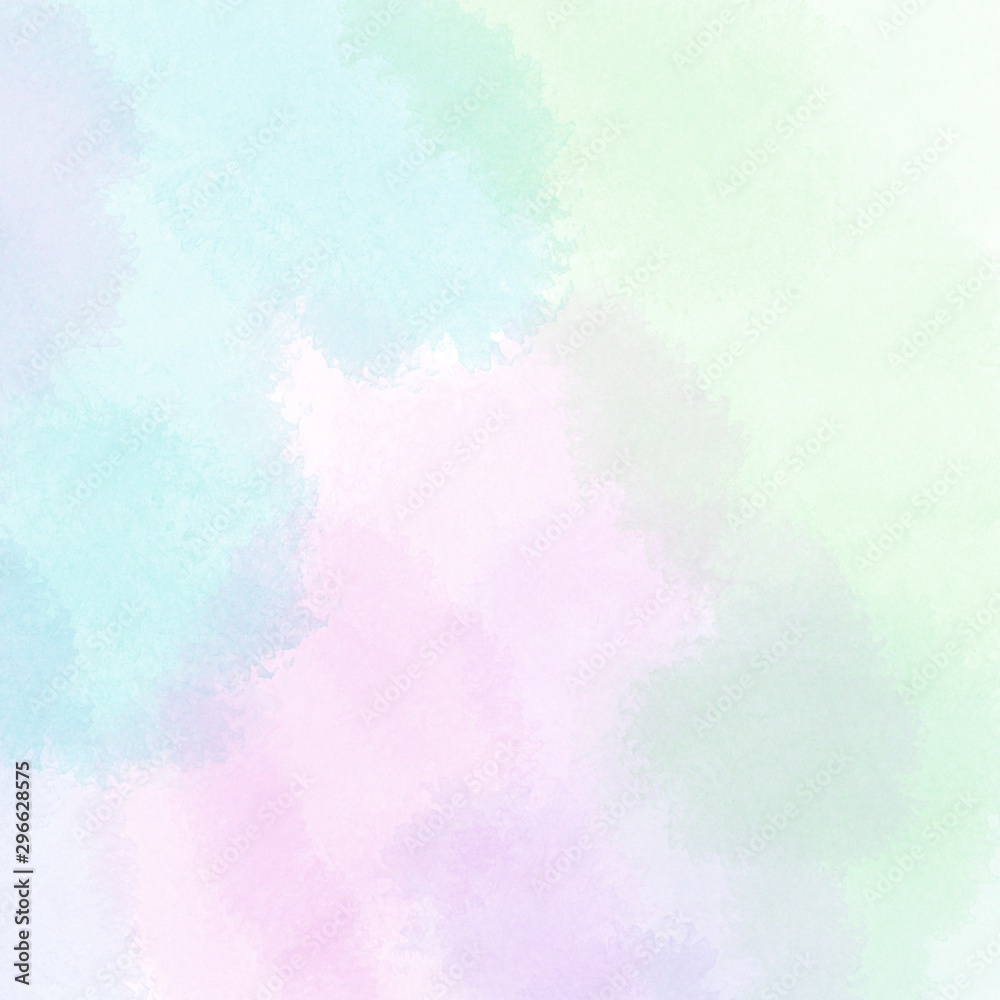 watercolor abstract background in pink, green