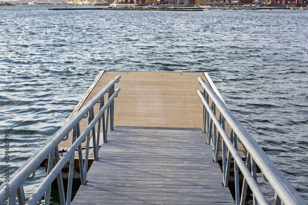 Naklejka premium Pontoon Access Bridge
