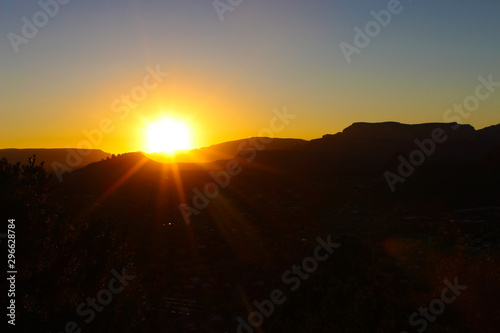 Sunset over Sedona Arizona - American Desert © Clevr Designs