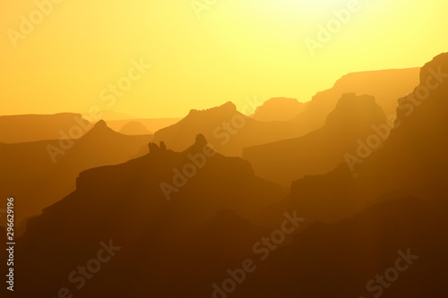 Sunset over the Grand Canyon Arizona - American Desert