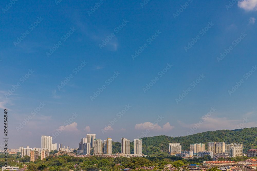 View of George Town Malaysia