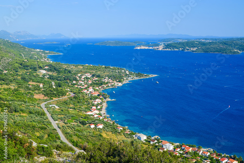 Fototapeta Naklejka Na Ścianę i Meble -  Landscape of the Croatian islands.