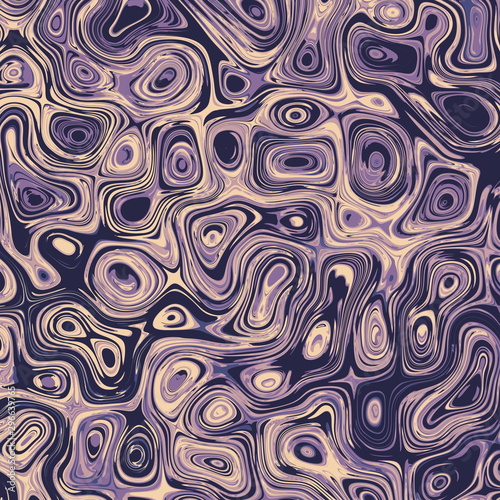 abstract background with waves and circles
