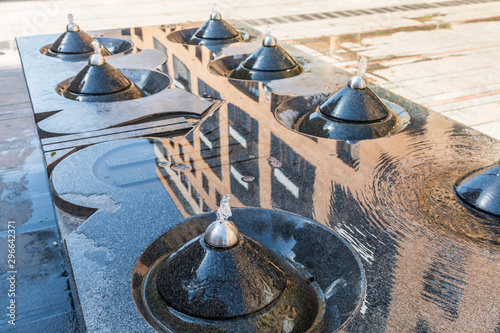 Western Asia. Eurasia. South Caucasus. Republic of Armenia. Yerevan. Drinking fountain at the Tashir Street Shopping Complex. photo