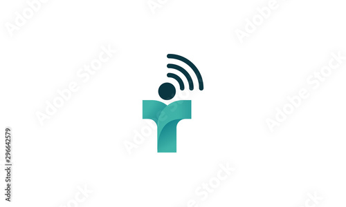 T Logo wifi icon