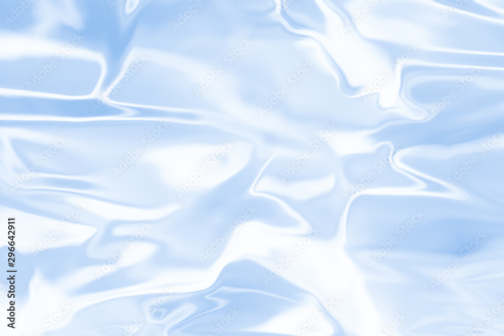 Obraz premium . Blue liquid shiny background.