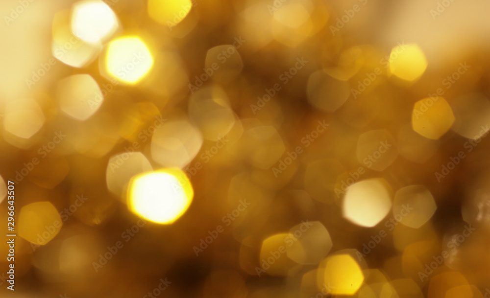 Golden blurred bokeh background, defocus, holiday, gold, yellow, Christmas, spot, glow effect, party, new year