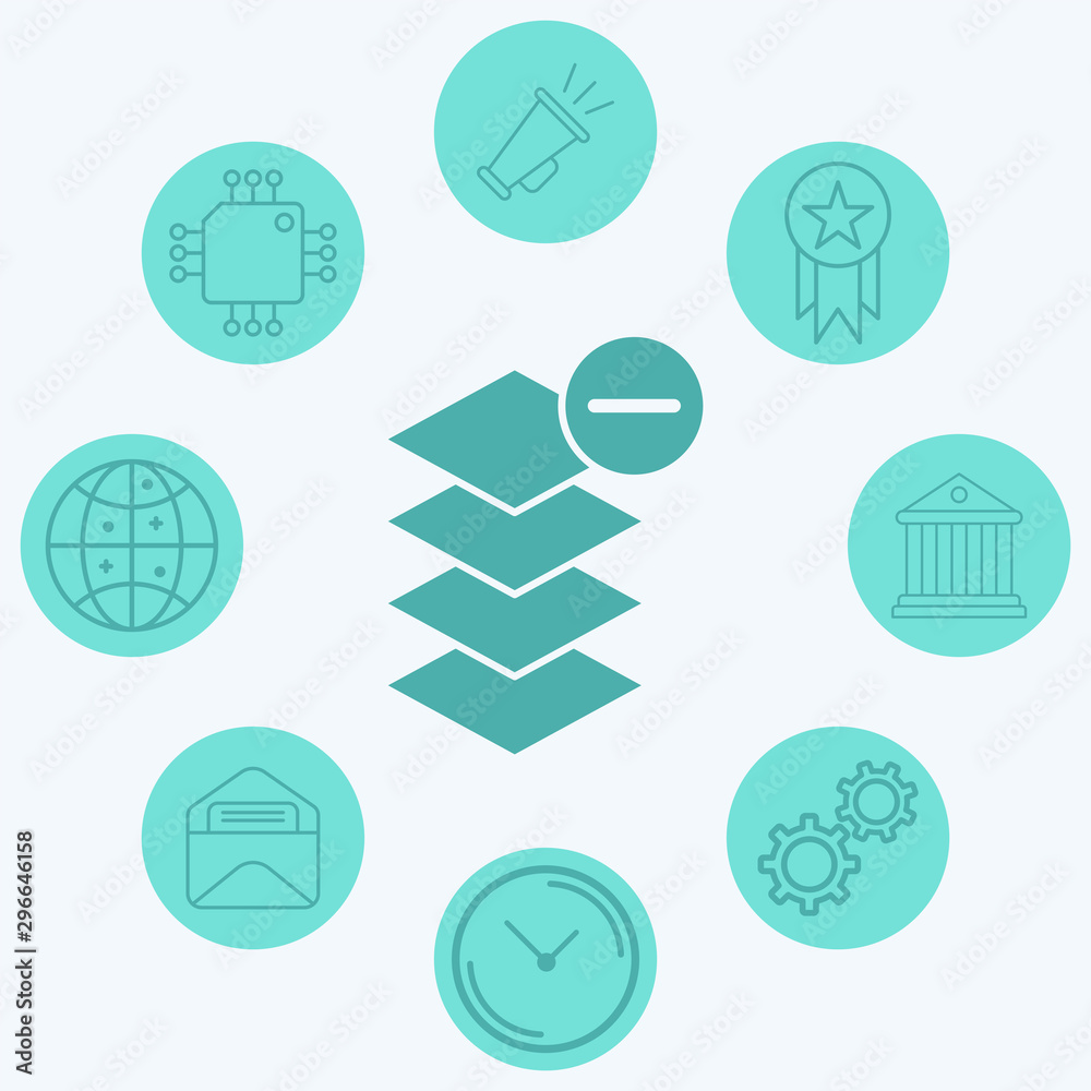 Layers vector icon sign symbol Layers vector icon sign symbol