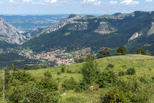 Fototapeta Naklejka Na Ścianę i Meble -  Landscape of Vratsata pass at Balkan Mountains, Bulgaria