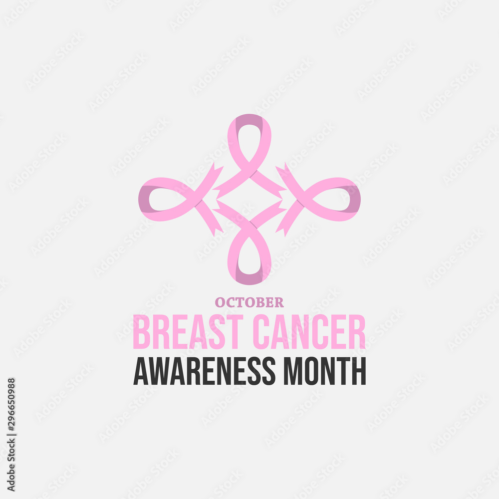 Breast cancer banner october awareness month vector image Breast cancer banner october awareness month vector image