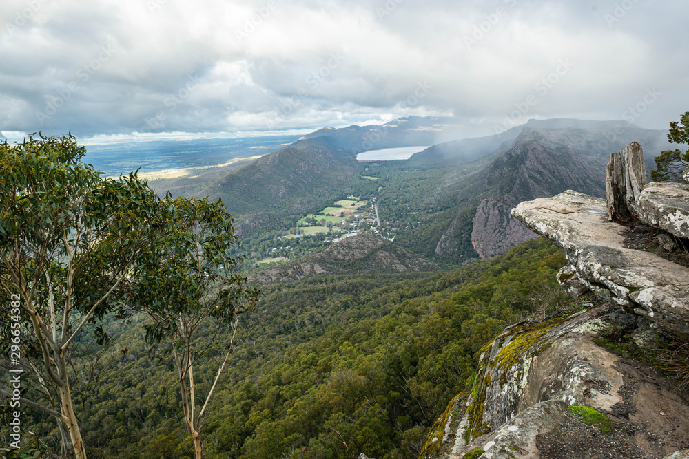 view of the mountains