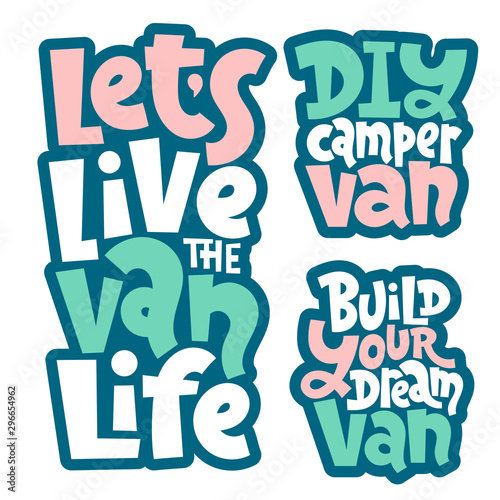 Van life lettering