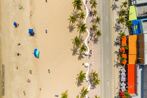 Aerial drone photo Fort Lauderdale Beach
