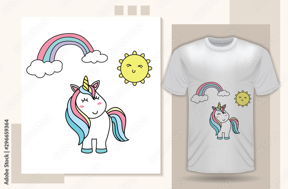 Illustrator of the cute Unicorn Illustrator of the cute Unicorn