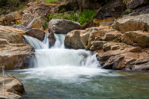 Waterfall in the nature. Capitolio  Minas Gerais  Brazil