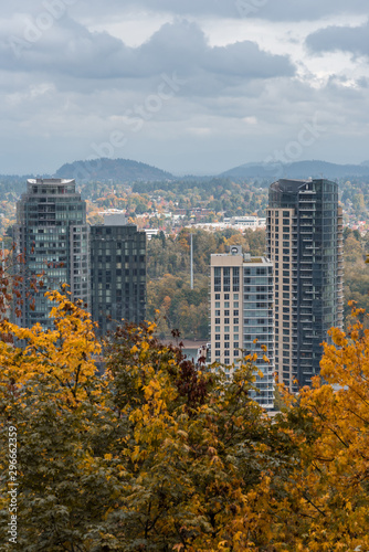 Portland Oregon in autumn
