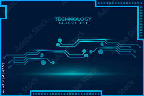 Abstract futuristic digital technology background. Circuit board design background. Vector illustration eps 10.  W