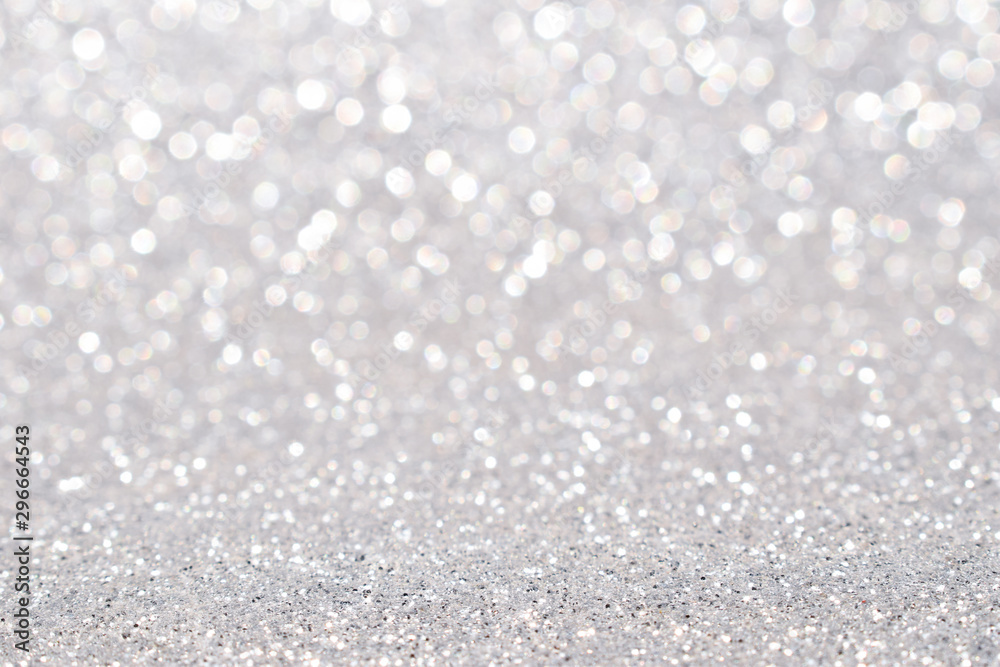 Obraz premium silver glitter texture background