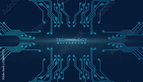 Abstract futuristic digital technology background. Circuit board design background. Vector illustration eps 10.  W