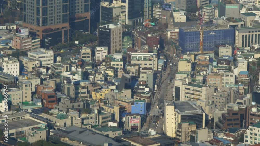 Timelaps of Seoul city, from seoul tower Timelaps of Seoul city, from seoul tower