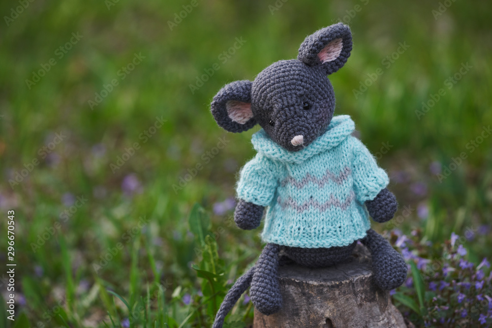 symbol of the new year - rat. soft knitted toy symbol of the new year - rat. soft knitted toy