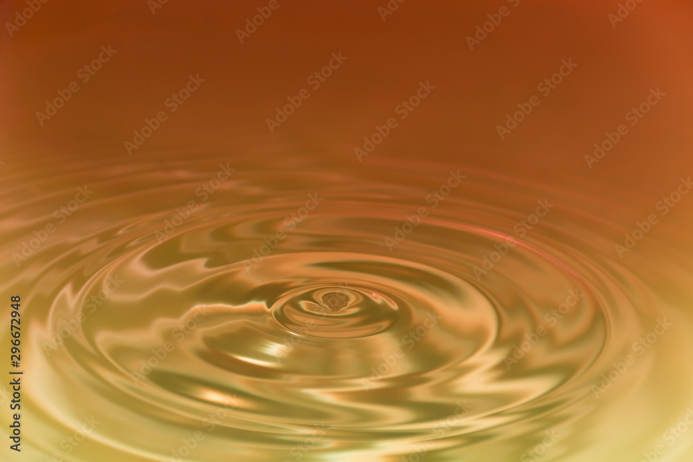 Water droplets cause the water surface to spread. Abstract images and background images Water droplets cause the water surface to spread. Abstract images and background images