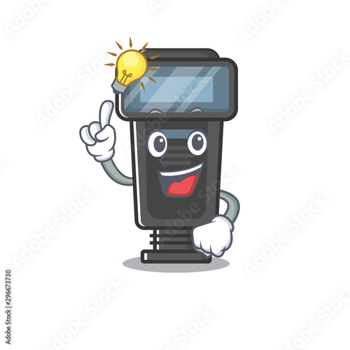 Have an idea camera flash with the a character