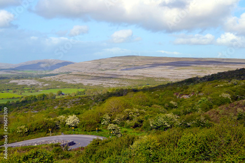 The Burren, a region of County Clare in the southwest of Ireland.